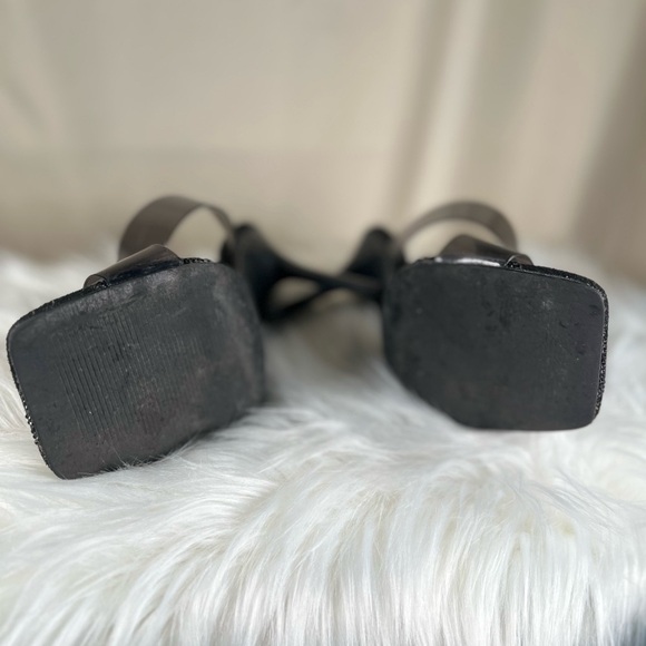 Steve Madden Black Strappy Heels - Picture 9 of 12